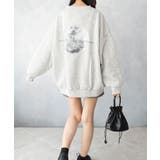 フルムーンバックプリントスエット | NinaetLina | 詳細画像18