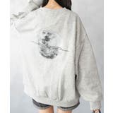 グレー | フルムーンバックプリントスエット | NinaetLina