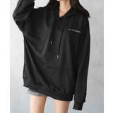 薄手 フルムーン バックプリント プルパーカー | NinaetLina | 詳細画像2