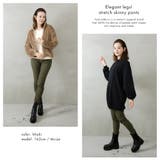 ストレッチスキニーパンツ レディース 黒 | NinaetLina | 詳細画像3