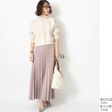 グレージュ(03) | 梅春カラー入荷 マットサテン ランダムプリーツスカート | NinaetLina