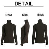 とろみリブニット ボトルネック レディース | NinaetLina | 詳細画像5 