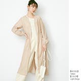 ライトベージュ(40) | シアー素材ガウンワンピース レディース トップス | NinaetLina