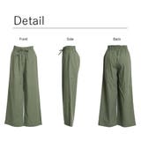 2020新作♪コットンリネンワイドパンツ レディース ボトムス | NinaetLina | 詳細画像7 