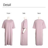 サイド釦5分袖スウェットワンピース レディース トップス | NinaetLina | 詳細画像8