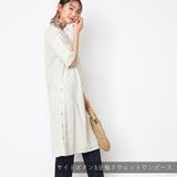 サイド釦5分袖スウェットワンピース レディース トップス | NinaetLina | 詳細画像5
