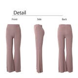 スリット入り フレアニットパンツ レディース | NinaetLina | 詳細画像3