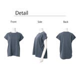 クルーネック フレンチスリーブTシャツ カットソー | NinaetLina | 詳細画像6