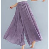 丈が選べるフレアガウチョパンツ レディース ボトムス | NinaetLina | 詳細画像6