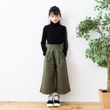 カーキ | サイドラインガウチョパンツ キッズ 120 | NinaetLina