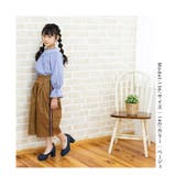 ベージュ | サイドラインガウチョパンツ キッズ 120 | NinaetLina