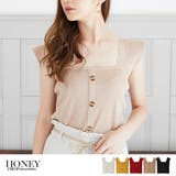 フロントボタンノースリーブトップス レディース トップス | NinaetLina | 詳細画像1