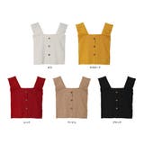 フロントボタンノースリーブトップス レディース トップス | NinaetLina | 詳細画像3