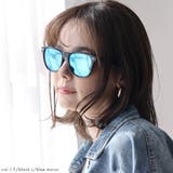ウェリントン フレーム ミラーレンズ サングラス | NinaetLina | 詳細画像2