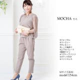 モカ | ドルマンレースセパレートパンツドレス コンビネゾン セットアップ | NinaetLina