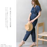 フロントボタンジャンプスーツ デニムカラー | NinaetLina | 詳細画像6