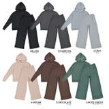 裏起毛 ワイドパンツパーカー上下セット レディース | NinaetLina | 詳細画像2