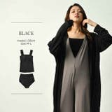 ブラック | タンキニ水着 カップ付きハイウエスト上下 | NinaetLina