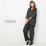 チャコール | 高撥水 男女兼用オープンカラーシャツ上下 | NinaetLina