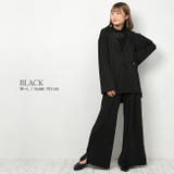 ブラック | 高撥水 テーラードジャケット上下スーツ | NinaetLina