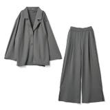 高撥水 テーラードジャケット上下スーツ | NinaetLina | 詳細画像5 