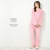 ピンクケーブル | ファーフリース上下セットアップルームウェア レディース トップス | NinaetLina