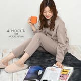 モカブラウン | レディースロングパンツセットアップ レディース トップス | NinaetLina