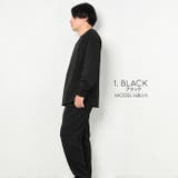 ブラック | メンズロングパンツセットアップ メンズ トップス | NinaetLina