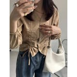 シャーリング長袖ブラウス レディース 長袖 | NinaetLina | 詳細画像13