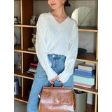 Vネックサイドスリットニット レディース トップス | NinaetLina | 詳細画像19