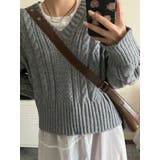 Vネックニット レディース セーター | NinaetLina | 詳細画像8