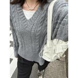 Vネックニット レディース セーター | NinaetLina | 詳細画像11