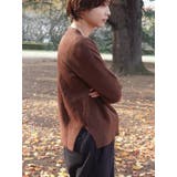 Vネックサイドスリットニット レディース トップス | NinaetLina | 詳細画像17