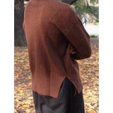 Vネックサイドスリットニット レディース トップス | NinaetLina | 詳細画像18