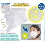 「密」じゃないつけごこち快適立体マスクインナー 3枚入り 息苦しさを軽減 | NinaetLina | 詳細画像3