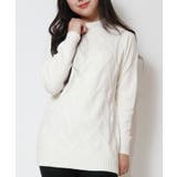 ホワイト | ハイネックニット レディース トップス | NinaetLina