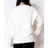 Vネックサイドスリットニット レディース トップス | NinaetLina | 詳細画像11