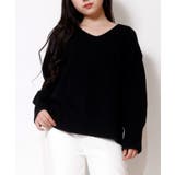 Vネックサイドスリットニット レディース トップス | NinaetLina | 詳細画像12