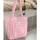 ぽこぽこトートバッグ ワッフル風バッグ 大容量 | NinaetLina | 詳細画像4