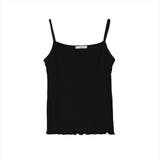 ブラック | メローテレコリブキャミソール レディース トップス | NinaetLina