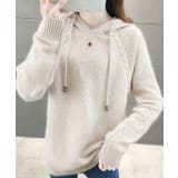 ニットプルパーカー レディース トップス | NinaetLina | 詳細画像6