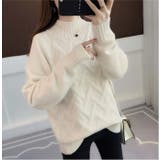 ホワイト | ハイネックニット レディース トップス | NinaetLina