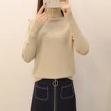 ベージュ | タートルネックニット レディース トップス | NinaetLina