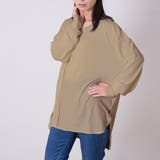 ベージュ | サイドスリットカットソー レディース トップス | NinaetLina