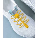 イエロー | 靴紐 結ばない ゴム | ninon