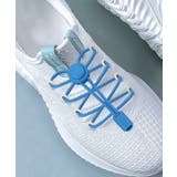 ブルー | 靴紐 結ばない ゴム | ninon