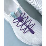 パープル | 靴紐 結ばない ゴム | ninon