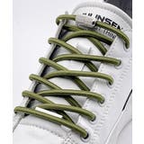 モスグリーン | 靴紐 結ばない ゴム | ninon