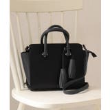 ブラック/ブラウン | ハンドバッグ レディース 黒 | ninon