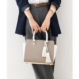 グレー/ホワイト | ハンドバッグ レディース 黒 | ninon